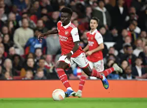 Arsenal vs PSV Eindhoven: Bukayo Saka in Action - UEFA Europa League 2022-23