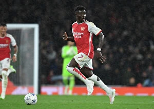 Images Dated 20th September 2023: Arsenal vs PSV Eindhoven: Bukayo Saka Shines in Champions League Clash (2023-24)