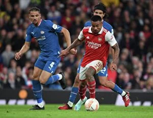 Images Dated 20th October 2022: Arsenal vs PSV Eindhoven: Clash in the Europa League Group Stage (2022-23)