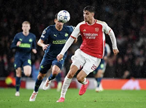 Images Dated 20th September 2023: Arsenal vs PSV Eindhoven: Havertz Thrills in Champions League Clash at Emirates Stadium