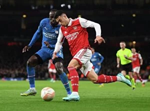 Images Dated 20th October 2022: Arsenal vs PSV Eindhoven: Martinelli Shines in Europa League Clash at Emirates Stadium