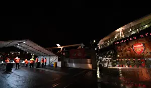 Framed Print : Arsenal vs Rapid Wien: UEFA Europa League - Stewards at Emirates Stadium