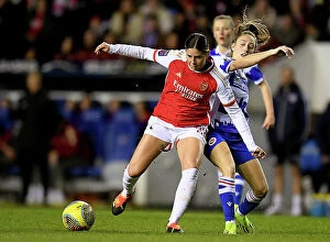 Images Dated 24th January 2024: Arsenal vs. Reading: FA Women's League Cup Showdown - Kyra Cooney-Cross vs. Tia Primmer Clash