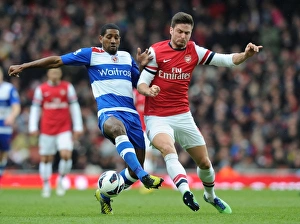 Arsenal vs. Reading: Olivier Giroud vs. Mikele Leigertwood Clash in Premier League Action