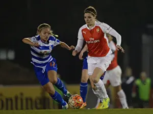 Arsenal Ladies V Reading FC Women 23rd March 2016 Prints: Arsenal vs Reading Women: A Clash Between Dominique Janssen and Charlie Estcourt in WSL 1