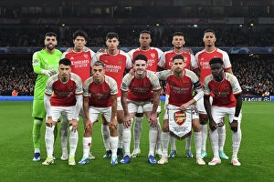 Arsenal v Sevilla 2023-24 Collection: Arsenal vs Sevilla: Arsenal Team Photo - UEFA Champions League 2023/24, Emirates Stadium
