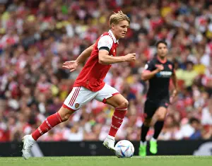 Arsenal vs Sevilla: Emirates Cup 2022 - Martin Odegaard in Action