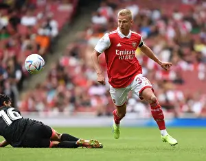 Arsenal vs Sevilla: Emirates Cup 2022 - Oleksandr Zinchenko in Action