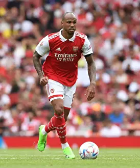 Arsenal vs Sevilla: Emirates Cup Clash - Gabriel in Action