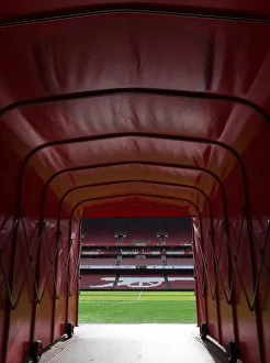 Arsenal V Sevilla - Emirates Cup 2022 Prints: Arsenal vs Sevilla: Pre-Season Tunnel View, Emirates Cup 2022