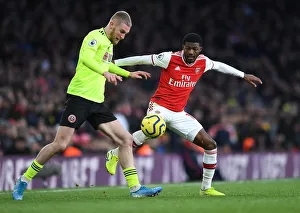 Arsenal vs Sheffield United: Ainsley Maitland-Niles Closes Down Oli McBurnie in Intense Premier League Clash