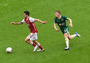 Arsenal V Sheffield United 2020-21 Prints: Arsenal vs Sheffield United: Dani Ceballos Clashes with Ben Osborn in Premier League Showdown