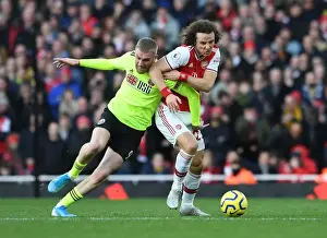 Arsenal vs Sheffield United: David Luiz Clashes with Oli McBurnie in Premier League Showdown
