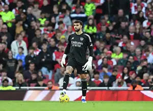 Arsenal vs Sheffield United: David Raya in Action at the Emirates Stadium (2023-24 Premier League)