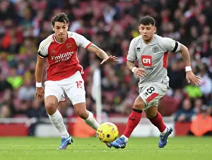 Arsenal vs Sheffield United: Jakub Kiwior's Intense Clash with Gustavo Hamer (2023-24)