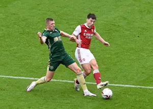 Arsenal V Sheffield United 2020-21 Prints: Arsenal vs Sheffield United: Tierney vs Lundstram - A Battle at the Emirates