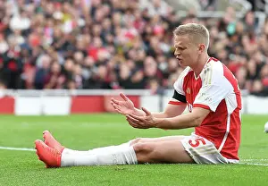 Arsenal vs Sheffield United: Zinchenko in Action at the Emirates, October 2023