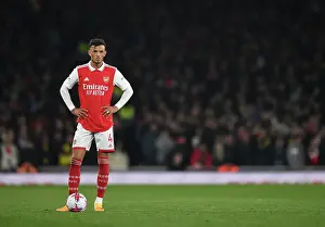 Arsenal vs Southampton: Ben White in Action at the Emirates Stadium, Premier League 2022-23