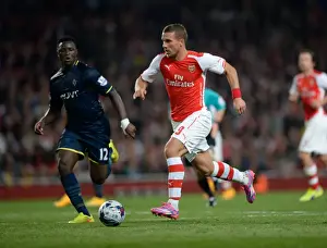 Arsenal V Southampton, League Cup 2014/15 Prints: Arsenal vs Southampton: Capital One Cup Battle at Emirates Stadium