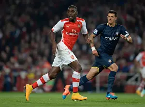Arsenal V Southampton, League Cup 2014/15 Prints: Arsenal vs Southampton: Capital One Cup Battle at Emirates Stadium