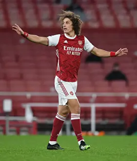 Arsenal V Southampton 2020-21 Prints: Arsenal vs Southampton: David Luiz in Action at Emirates Stadium (Premier League 2020-21)
