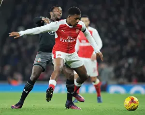 Arsenal V Southampton EFL Cup 2016-17 Prints: Arsenal vs Southampton: EFL Cup Battle at Emirates Stadium