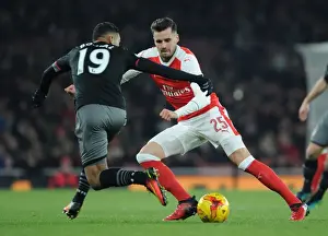 Arsenal V Southampton EFL Cup 2016-17 Prints: Arsenal vs Southampton: EFL Cup Quarter-Final Battle at Emirates Stadium
