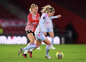 Southampton Women V Arsenal Women - Conti Cup 2023-24 Prints: Arsenal vs. Southampton: FA WSL Cup Clash at St. Mary's Stadium