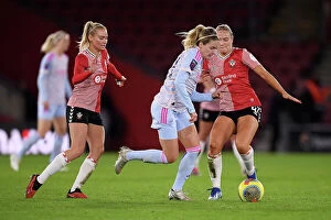 Images Dated 23rd November 2023: Arsenal vs Southampton: A Fight for Supremacy in the FA Women's Continental Tyres League Cup at St
