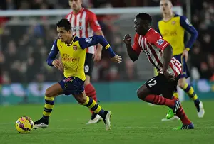 Southampton V Arsenal 2014-15 Prints: Arsenal vs Southampton: Premier League Showdown at St. Mary's Stadium (January 2015)