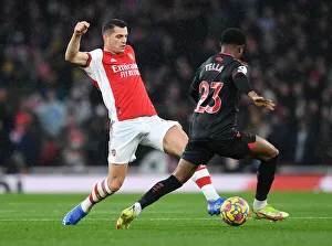 Arsenal V Southampton 2021-22 Prints: Arsenal vs. Southampton: Xhaka vs. Tella Clash in Premier League Showdown