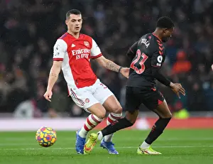 Arsenal V Southampton 2021-22 Prints: Arsenal vs Southampton: Xhaka vs Tella Clash in Premier League Showdown