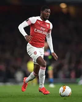 Arsenal V SSC Napoli 2018-19 Prints: Arsenal vs. S.S.C. Napoli: Ainsley Maitland-Niles in Europa League Quarterfinal Action (2018-19)