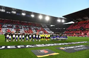Stade Rennes V Arsenal 2018-19 Prints: Arsenal vs Stade Rennais - UEFA Europa League Round of 16: First Leg (2018-19)
