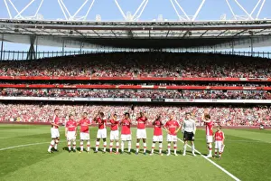Arsenal V Stoke City 2008-09 Prints: Arsenal vs Stoke City, 4:1 Win: The Arsenal Team Line-Up
