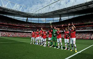 Arsenal vs Sunderland: 2012-13 Premier League Team Line-up (Emirates Stadium)