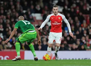 Arsenal Sunderland 2015-16 Prints: Arsenal vs Sunderland Clash: Premier League Battle at Emirates Stadium, December 2015