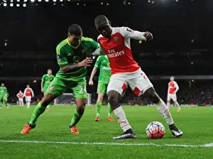 Arsenal V Sunderland FA Cup 2015-16 Prints: Arsenal vs Sunderland: FA Cup Showdown - Campbell vs Yedlin at Emirates Stadium