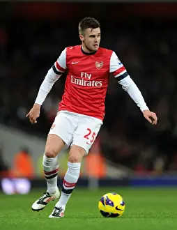Arsenal V Swansea 2012-13 Prints: Arsenal vs Swansea City: Carl Jenkinson in Action (Premier League 2012-13)
