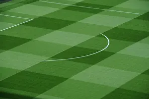 Arsenal Swansea City 2014/15 Prints: Arsenal vs Swansea City: Pitch Preparation at Emirates Stadium (2014/15)