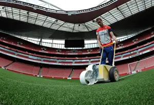 Arsenal vs Swansea City: Preparing the Emirates Pitch for Battle, May 2015