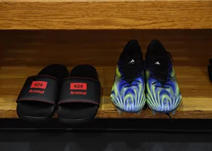Arsenal vs. Tottenham: Kieran Tierney's Empty Emirates Boots - Premier League Clash Amidst COVID-19 Restrictions (2020-21)