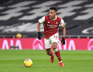 Tottenham Hotspur V Arsenal 2020-21 Prints: Arsenal vs. Tottenham: Aubameyang Faces Off in Intense 2020-21 Premier League Clash