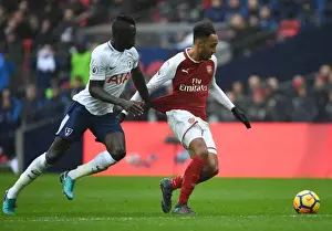 Tottenham Hotspur V Arsenal 2017-18 Prints: Arsenal vs Tottenham: Aubameyang vs Sanchez - Premier League Rivalry Clash