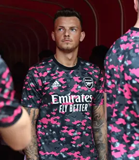 Arsenal vs. Tottenham: Ben White's Focus in the Tunnel before the Premier League Clash at Emirates Stadium
