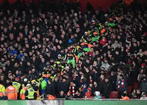 Arsenal V Tottenham Hotspur Carabao Cup 2018-19 Prints: Arsenal vs. Tottenham: Carabao Cup Quarterfinal - Segregated Rivalry