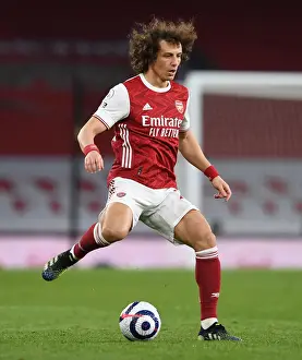 Arsenal V Tottenham Hotspur 2020-21 Prints: Arsenal vs. Tottenham: David Luiz in Action at the Emirates Stadium