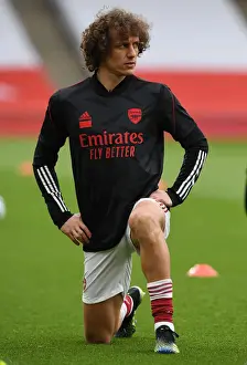 Arsenal vs. Tottenham: David Luiz Warms Up Ahead of Premier League Clash at Emirates Stadium