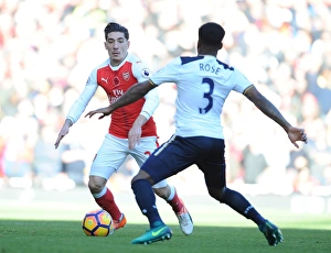 Arsenal V Tottenham Hotspur 2016-17 Prints: Arsenal vs. Tottenham: Hector Bellerin vs
