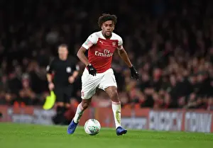 Arsenal V Tottenham Hotspur Carabao Cup 2018-19 Prints: Arsenal vs. Tottenham Hotspur: Carabao Cup Quarterfinal - Alex Iwobi's Determination